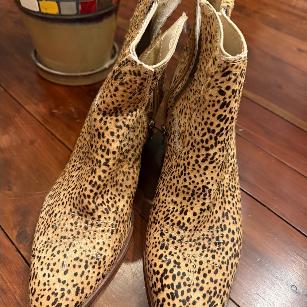 Dolce Vita Spotted Ankle Boots
